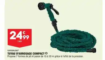 Tuyau d'arrosage compact
