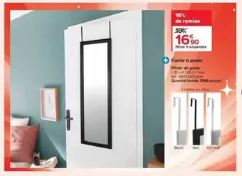 Castorama Miroir de porte offre