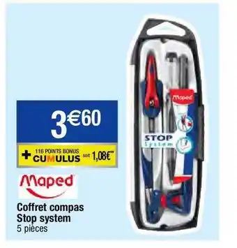 Migros Maped coffret compas stop system offre