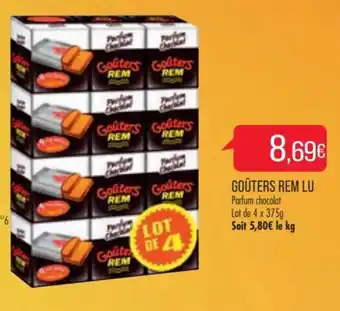 Match LU goûters rem offre
