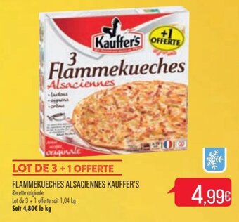 Match KAUFFER'S flammekueches alsaciennes offre