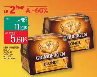Match GRIMBERGEN bière offre