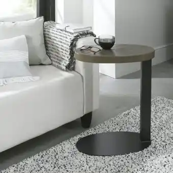 Pier Import Petite table d'appoint en marqueterie de chêne arlington offre