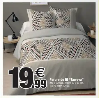 Bazarland Parure de lit "taweva" offre