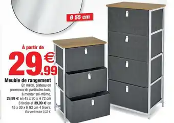 Bazarland Meuble de rangement offre