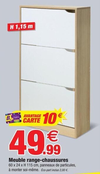 Bazarland Meuble range-chaussures offre