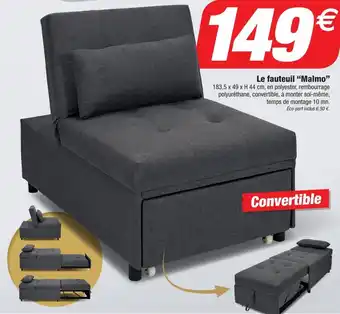 Bazarland Le fauteuil "malmo" offre