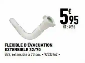 Brico Cash Flexible d'évacuation extensible 32/70 offre