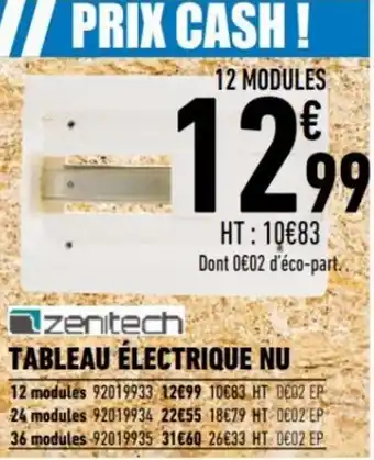 Brico Cash Tableau électrique nu offre