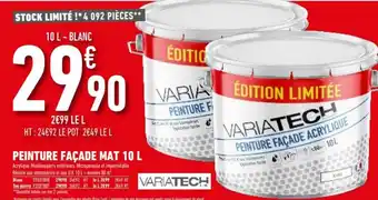 Variatech Peinture Façade Mat 10L