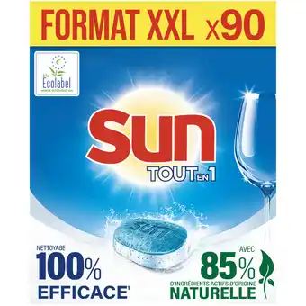 Auchan Tablettes lave vaisselle sun tout en 1 offre