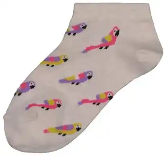 Chaussettes femme perroquet rose