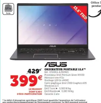 Asus Ordinateur Portable 15,6