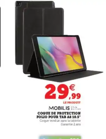 Super U Coque de Protection Folio Por Tab A8 10.5 offre