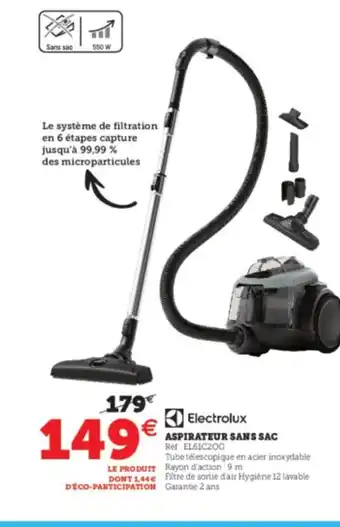 Super U Electrolux Aspirateur Sans Sac offre