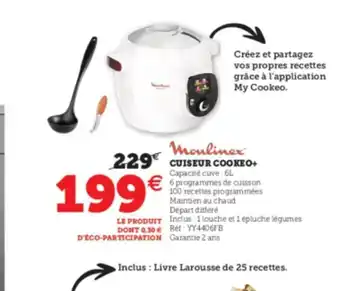Super U Moulinex Cuiseur Cookeo offre