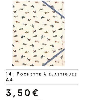 Monoprix Pochette à élastiques a4 offre