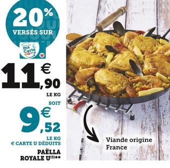 Super U U paëlla royale offre