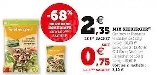 U Express Seeberger mix seeberger offre