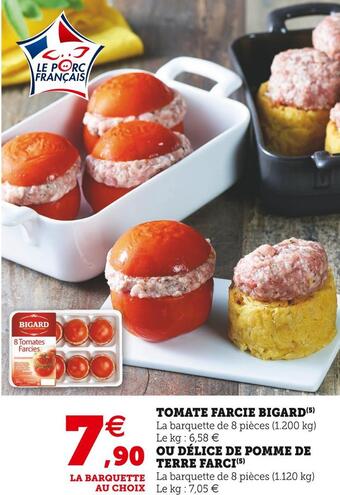 U Express Bigard tomate farcie offre