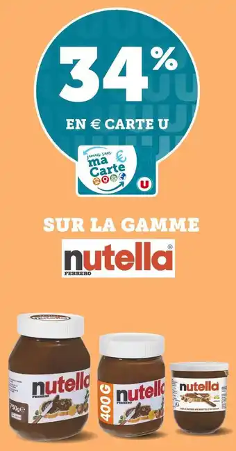 Ferrero bon plan sur la gamme nutella