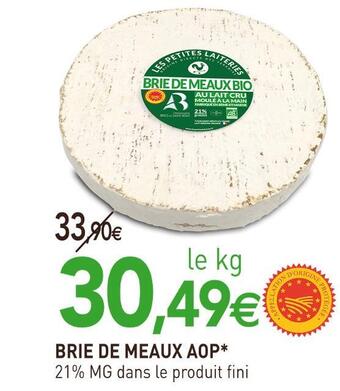 naturéO Brie de meaux aop offre