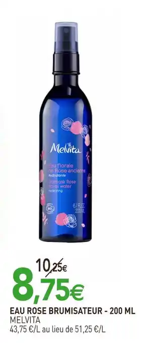 naturéO Melvita eau rose brumisateur offre