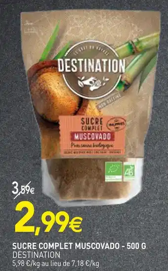 naturéO Destination sucre complet muscovado offre