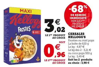 U Express Kellogg's cereales offre