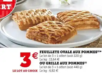 U Express Feuillete ovale aux pommes offre