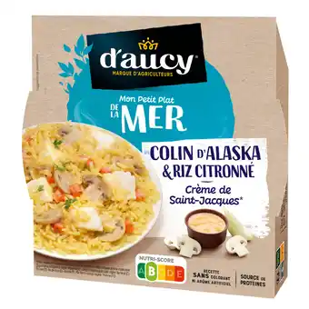 Auchan Colin d'alaska & riz citronné à la crème de saint jacques d'aucy offre
