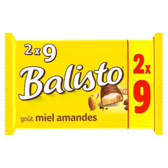 Auchan Balisto miel amandes offre