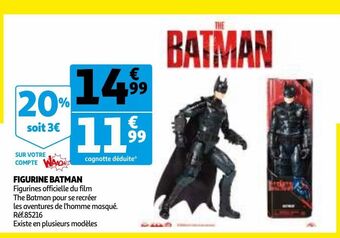 Auchan Figurine batman offre