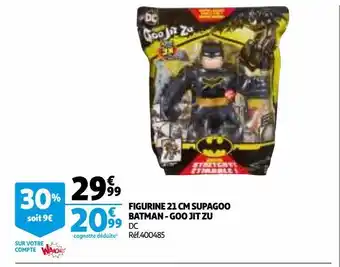 Auchan Figurine 21 cm supagoo batman - goo jit zu offre
