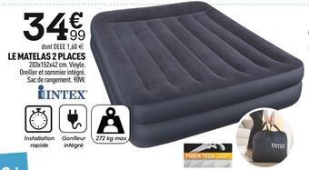 Centrakor Intex le matelas 2 places offre