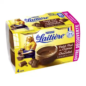 Auchan Supermarché Le petit pot de crème la laitière offre