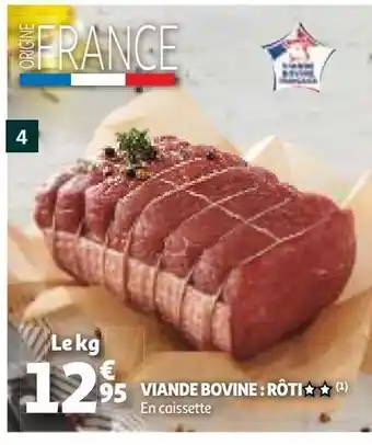 Auchan Supermarché Viande bovine : ròti offre