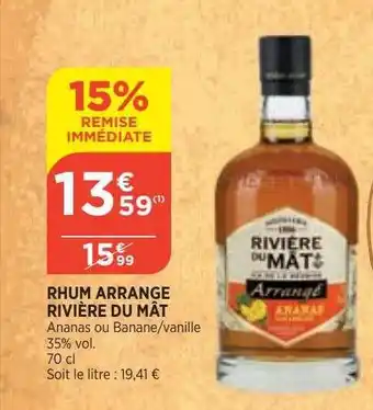 Bi1 Rhum arrange rivière du mât offre