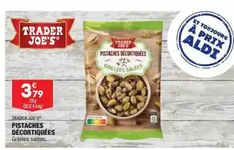ALDI Pistaches décortiquées offre