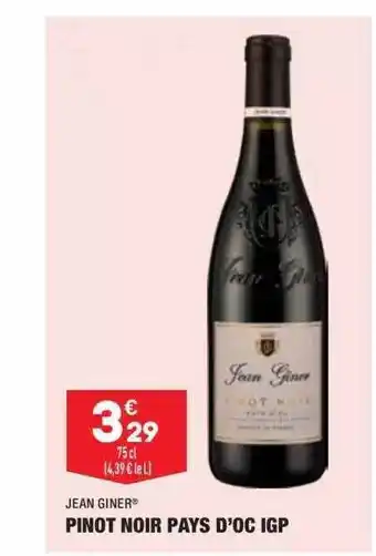 ALDI Pinot noir pays d'oc igp offre