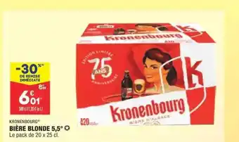 ALDI Kronenbourg bière blonde 5,5° offre