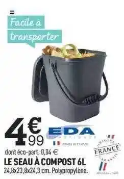 Centrakor Le seau à compost 6l offre