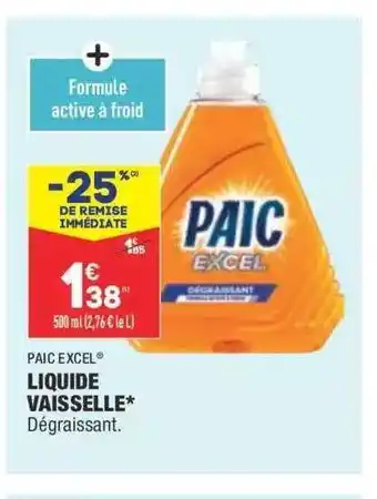 ALDI Liquide vaisselle* offre