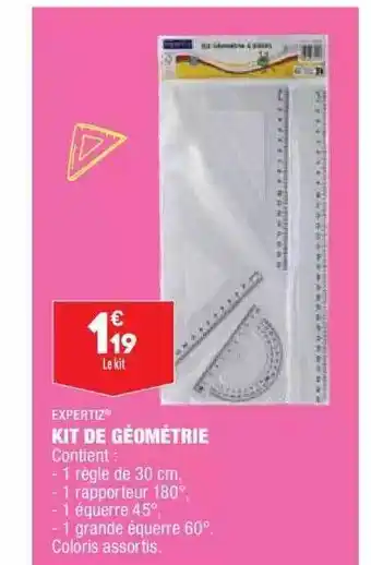 ALDI Kit de gèométrie offre