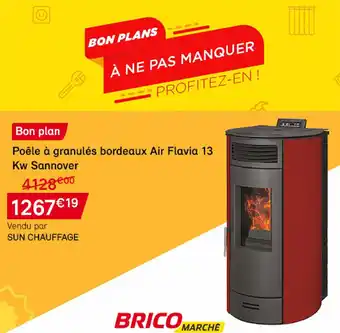 Poêle à granulés air Flavia 13 kW Sannover