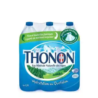 Auchan Supermarché Eau minérale naturelle thonon offre