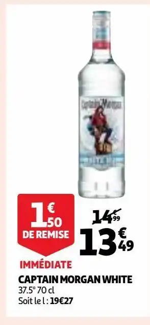 Auchan Supermarché Captain morgan white offre