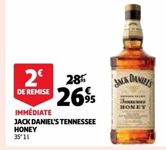 Auchan Supermarché Jack daniel's tennessee honey offre