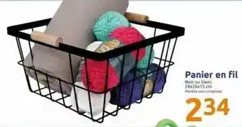 Action Panier En Fil offre