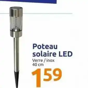 Action Poteau Solaire Led offre
